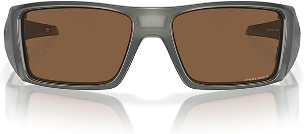 OAKLEY MEN'S  HELIOSTAT RECTANGULAR SUNGLASSES, MT GREY SMOKE/PRIZM BRONZE, OO9231 61