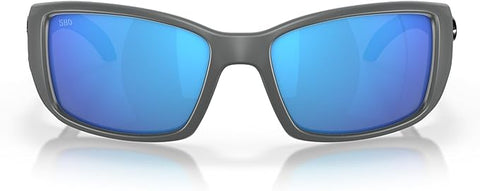 COSTA DEL MAR MAN SUNGLASSES MATTE GRAY/BLUE MIRROR, 62