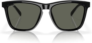 COSTA DEL MAR ULU SUNGLASSES, BLACK/GREY 580G, 56