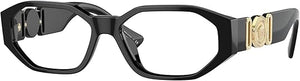 VERSACE VE 3320U BLACK 54/16/145 UNISEX EYEWEAR FRAME, 54