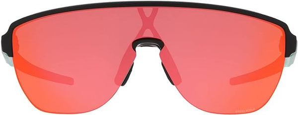 OAKLEY MEN'S  CORRIDOR RECTANGULAR SUNGLASSES, MATTE BLACK/PRIZM TRAIL TORCH, 0OO9248 42