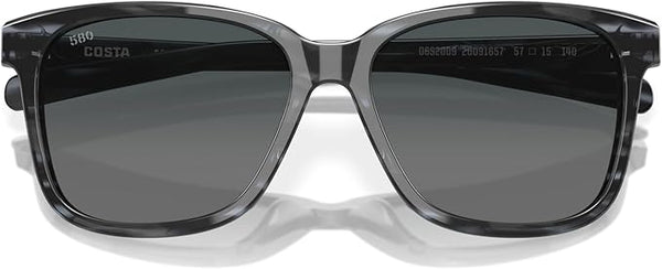 COSTA DEL MAR MAY SUNGLASSES, BREAKTHROUGH BLACK/GREY GRADIENT 580G, 57