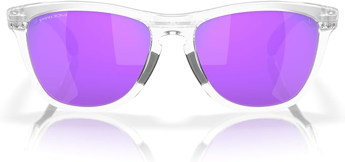 OAKLEY FROGSKINS RANGE ROUND SUNGLASSES, MATTE CLEAR/PRIZM VIOLET, OO9284 55