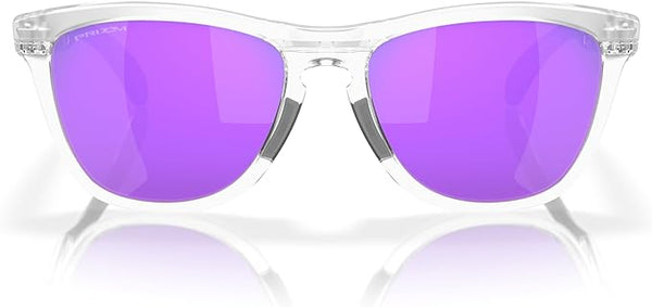 OAKLEY FROGSKINS RANGE ROUND SUNGLASSES, MATTE CLEAR/PRIZM VIOLET, OO9284 55