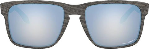 OAKLEY MEN'S HOLBROOK XL SQUARE SUNGLASSES, WOODGRAIN/PRIZM DEEP WATER POLARIZED, OO9417 59