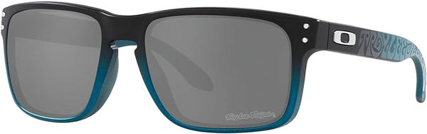 OAKLEY MEN'S HOLBROOK SQUARE SUNGLASSES, TLD BLUE FADE/PRIZM BLACK, OO9102 55