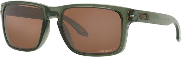 OAKLEY MEN'S HOLBROOK SQUARE SUNGLASSES, OLIVE INK/PRIZM TUNGSTEN POLARIZED, OO9102 55