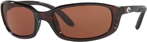 COSTA DEL MAR MEN'S BRINE READERS OVAL SUNGLASSES, TORTOISE/COPPER C-580P, 59