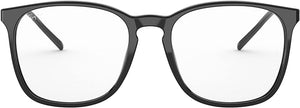 RAY-BAN SQUARE PRESCRIPTION EYEGLASS FRAMES, BLACK/DEMO LENS, RX5387 54