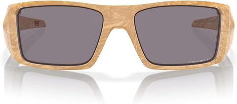 OAKLEY MEN'S  HELIOSTAT RECTANGULAR SUNGLASSES, MATTE STONE DESERT TAN/PRIZM GREY POLARIZED, OO9231 61