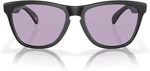 OAKLEY MEN'S FROGSKINS LOW BRIDGE FIT SQUARE SUNGLASSES, MATTE BLACK/PRIZM SLATE, 0OO9245 54