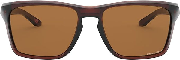 OAKLEY MEN'S SYLAS RECTANGULAR SUNGLASSES, POLISHED ROOTBEER/PRIZM BRONZE, OO9448 57