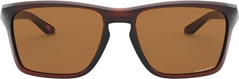 OAKLEY MEN'S SYLAS RECTANGULAR SUNGLASSES, POLISHED ROOTBEER/PRIZM BRONZE, OO9448 57