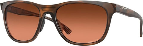 OAKLEY WOMEN'S LEADLINE SQUARE SUNGLASSES, MATTE BROWN TORTOISE/PRIZM BROWN GRADIENT, OO9473 56