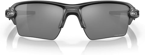 OAKLEY MEN'S FLAK 2.0 XL RECTANGULAR SUNGLASSES, MATTE BLACK/WHITE/PRIZM BLACK POLARIZED, OO9188 59