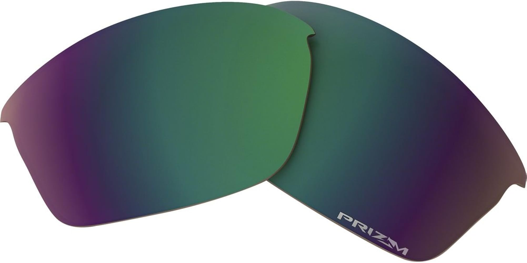 OAKLEY FLAK JACKET RECTANGULAR REPLACEMENT SUNGLASS LENSES, PRIZM SHALLOW WATER POLARIZED, 63