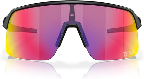 OAKLEY MEN'S SUTRO LITE RECTANGULAR SUNGLASSES, MATTE BLACK/RED/PRIZM ROAD, OO9463 39