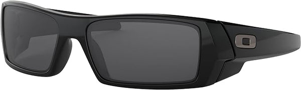 OAKLEY MEN'S GASCAN RECTANGULAR SUNGLASSES, POLISHED BLACK/GREY, OO9014 60