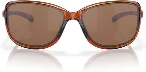 OAKLEY WOMEN'S COHORT RECTANGULAR SUNGLASSES, DARK AMBER/PRIZM TUNGSTEN POLARIZED, OO9301 61