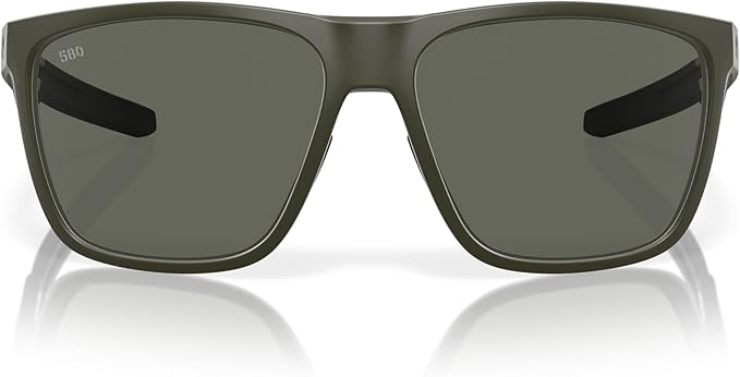 COSTA DEL MAR MEN'S FERG XL SUNGLASSES MATTE OLIVE/GRAY, 62