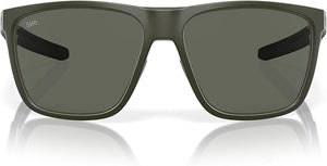 COSTA DEL MAR MEN'S FERG XL SUNGLASSES MATTE OLIVE/GRAY, 62