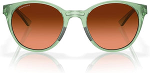 OAKLEY WOMEN'S SPINDRIFT ROUND SUNGLASSES, TRANSPARENT JADE/PRIZM BROWN GRADIENT, OO9474 52