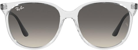 RAY-BAN WOMEN'S SQUARE SUNGLASSES, TRANSPARENT/GREY GRADIENT, RB4378 54