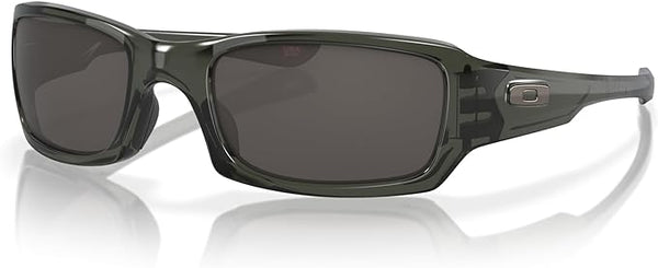 OAKLEY MEN'S FIVES SQUARED RECTANGULAR SUNGLASSES, GREY SMOKE/WARM GREY, OO9238 54