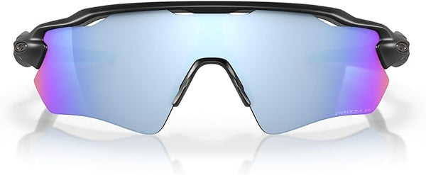 OAKLEY MEN'S  RADAR EV PATH RECTANGULAR SUNGLASSES, MATTE BLACK/PRIZM DEEP WATER POLARIZED, OO9208 38