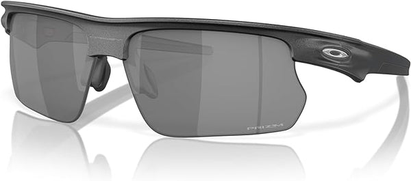 OAKLEY MEN'S BISPHAERA RECTANGULAR SUNGLASSES, STEEL/PRIZM BLACK, OO9400 68