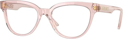 VERSACE VE3315-5339 EYEGLASS FRAME TRANSPARENT PINK W/DEMO LENS 54