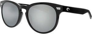 COSTA DEL MAR MENS DEL MAR ROUND SUNGLASSES, SHINY KELP/GREY POLARIZED-580G, 54