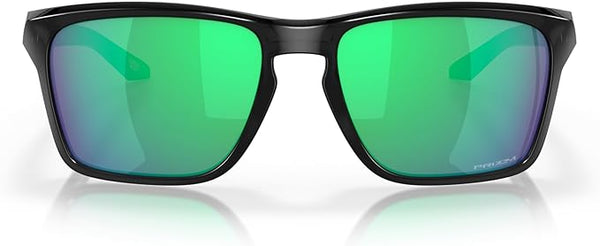 OAKLEY MEN'S SYLAS RECTANGULAR SUNGLASSES, BLACK INK/PRIZM JADE, OO9448 57