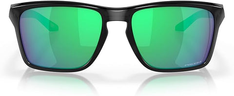 OAKLEY MEN'S SYLAS RECTANGULAR SUNGLASSES, BLACK INK/PRIZM JADE, OO9448 57