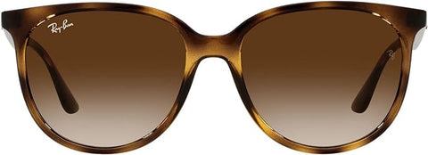 RAY-BAN WOMEN'S SQUARE SUNGLASSES, HAVANA/GRADIENT BROWN, RB4378 54