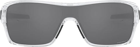 OAKLEY MEN'S TURBINE ROTOR RECTANGULAR SUNGLASSES, POLISHED CLEAR/PRIZM BLACK POLARIZED, OO9307 32