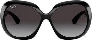 RAY-BAN WOMEN'S JACKIE OHH II BUTTERFLY SUNGLASSES, BLACK/LIGHT GREY GRADIENT DARK GREY, RB4098 60