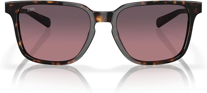 COSTA DEL MAR KAILANO SUNGLASSES, TORTOISE/ROSE GRADIENT 580G, 53