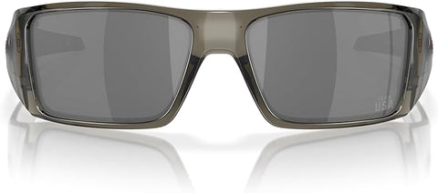 OAKLEY MEN'S  HELIOSTAT RECTANGULAR SUNGLASSES, GREY SMOKE/PRIZM BLACK, OO9231 61