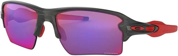 OAKLEY MEN'S FLAK 2.0 XL RECTANGULAR SUNGLASSES, MATTE GREY SMOKE/PRIZM ROAD, OO9188 59