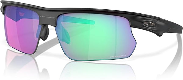 OAKLEY MEN'S BISPHAERA RECTANGULAR SUNGLASSES, MATTE BLACK/PRIZM GOLF, OO9400 68