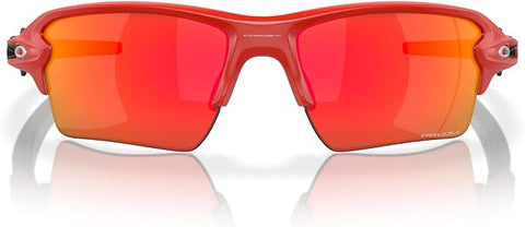 OAKLEY MEN'S FLAK 2.0 XL RECTANGULAR SUNGLASSES, MATTE REDLINE/PRIZM RUBY, OO9188 59