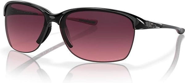 OAKLEY WOMEN'S UNSTOPPABLE RECTANGULAR SUNGLASSES, POLISHED BLACK/ROSE GRADIENT POLARIZED, OO9191 65