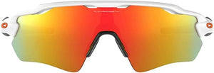 OAKLEY MEN'S  RADAR EV PATH RECTANGULAR SUNGLASSES, POLISHED WHITE/FIRE IRIDIUM, OO920838