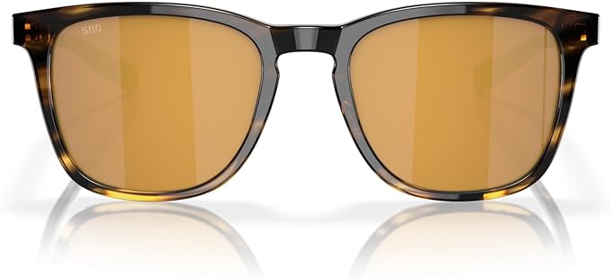 COSTA DEL MAR MEN'S SULLIVAN SUNGLASSES, TORTOISE/GOLD MIRRORED, 53