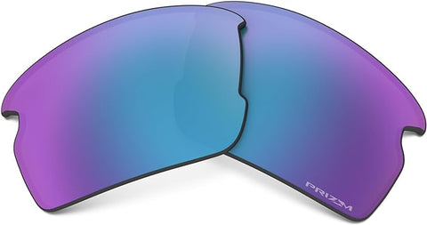 OAKLEY FLAK 2.0 RECTANGULAR REPLACEMENT SUNGLASS LENSES, PRIZM SAPPHIRE POLARIZED, AOO9295LS 59