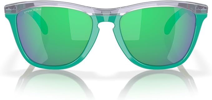 OAKLEY FROGSKINS RANGE ROUND SUNGLASSES, TRANSPARENT LILAC/CELESTE/PRIZM JADE, OO9284 55