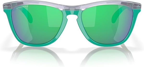 OAKLEY FROGSKINS RANGE ROUND SUNGLASSES, TRANSPARENT LILAC/CELESTE/PRIZM JADE, OO9284 55