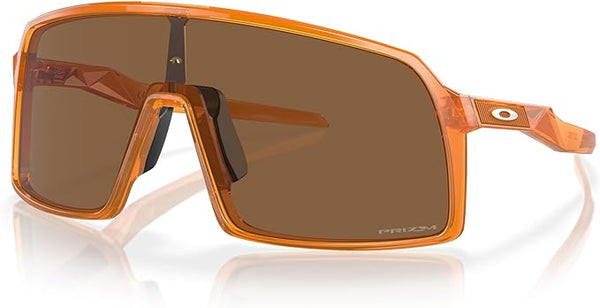 OAKLEY MEN'S SUTRO RECTANGULAR SUNGLASSES, TRANSPARENT GINGER/PRIZM BRONZE, OO9406 37