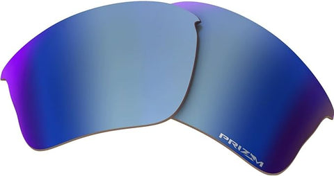 OAKLEY FLAK JACKET XLJ RECTANGULAR REPLACEMENT SUNGLASS LENSES, PRIZM DEEP WATER POLARIZED, AOO9009LS 63